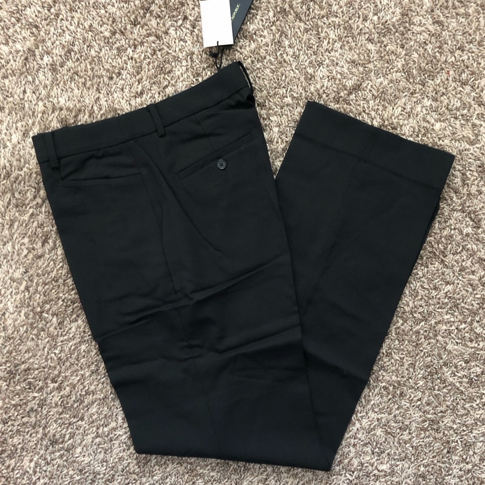 High Rise Straight Dress Formal Pants size 8 Regular Black